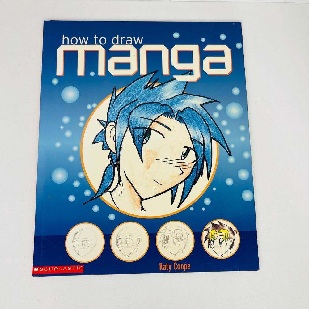 Scholastic How To Draw Manga Katy Coope Tangerine Press Paperback Art Book